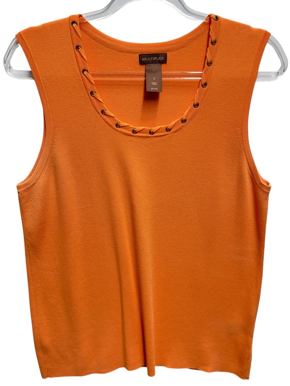 Rayon Silky Liquid Knit Sweater Vest Tank Top